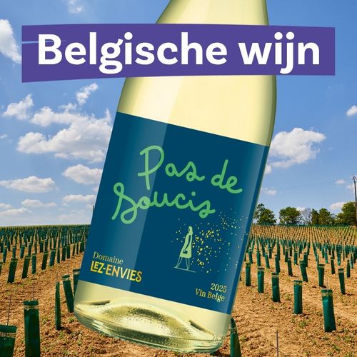 Een frisse witte wijn van Belgische bodem. Het verhaal achter Pas de Soucis